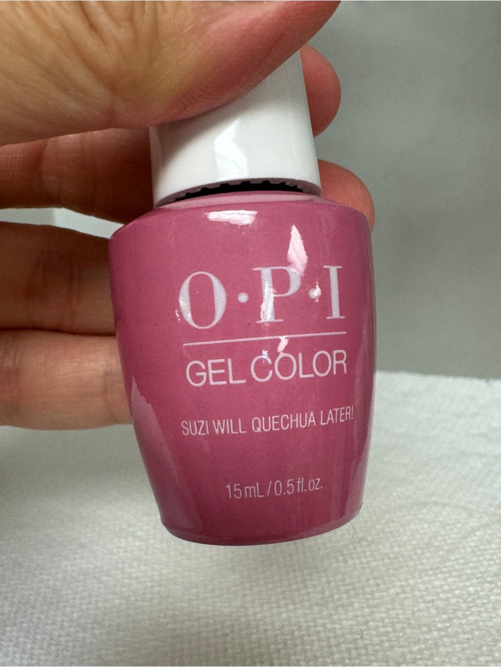 OPI Gel Color Nail Polish - GC P31 Suzi  Will Quechua Later! New without box